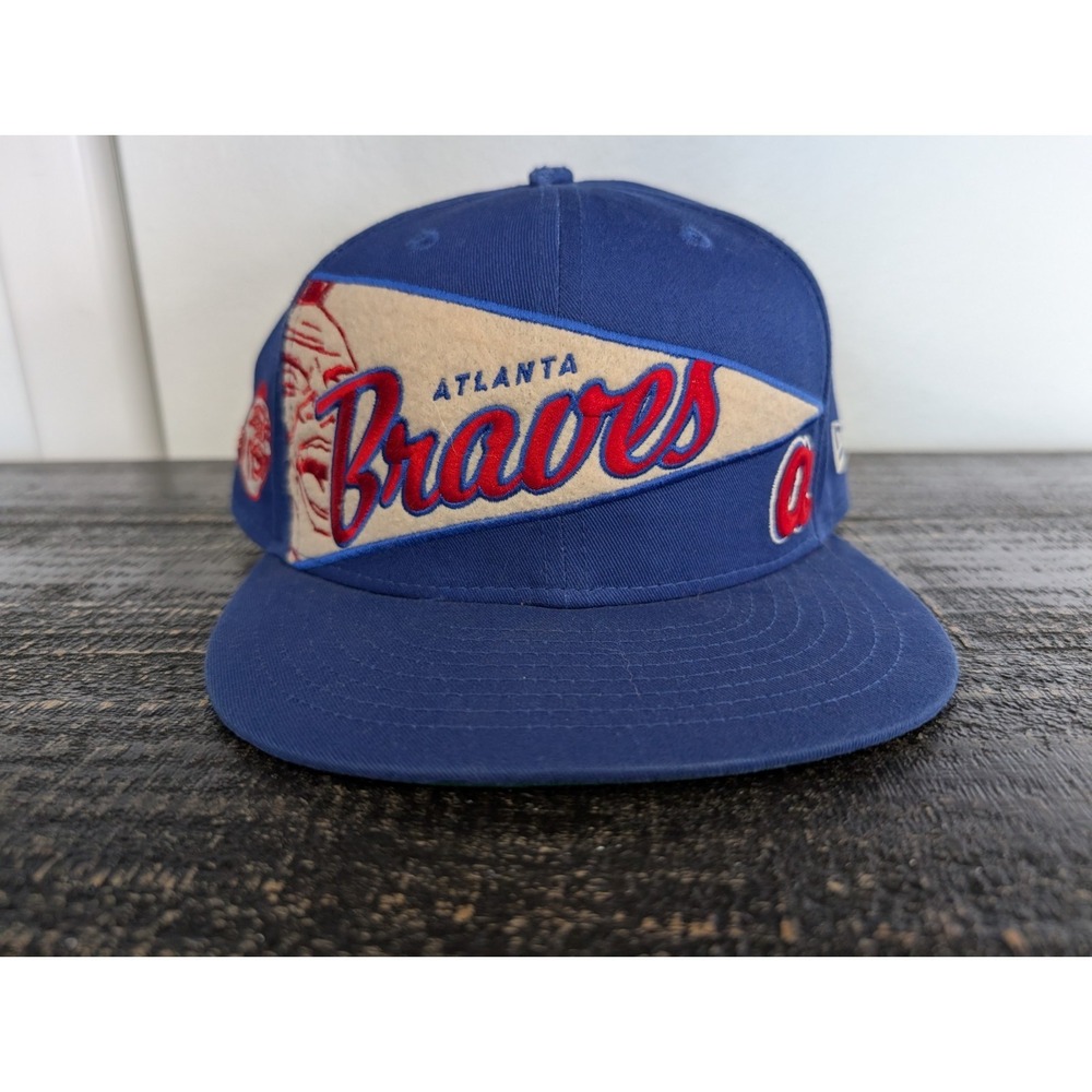 Atlanta Braves Chief Noc-A-Homa Cooperstown Snapback Hat Cap RARE Pennant MLB
